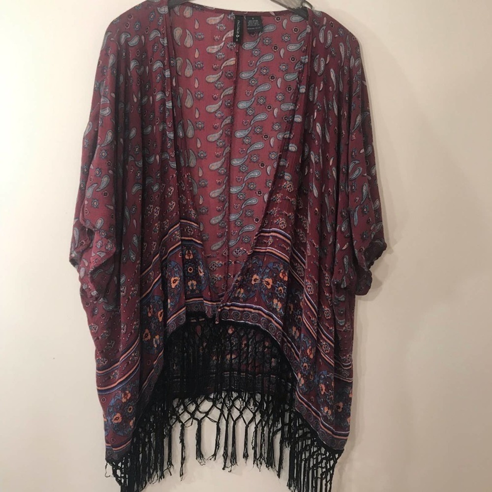Fulltilt, paisley boho cover up